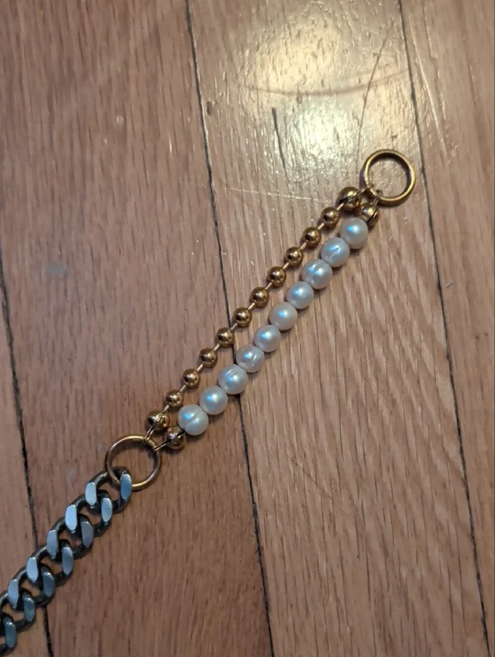 Silver & Gold Cuban Link Necklace